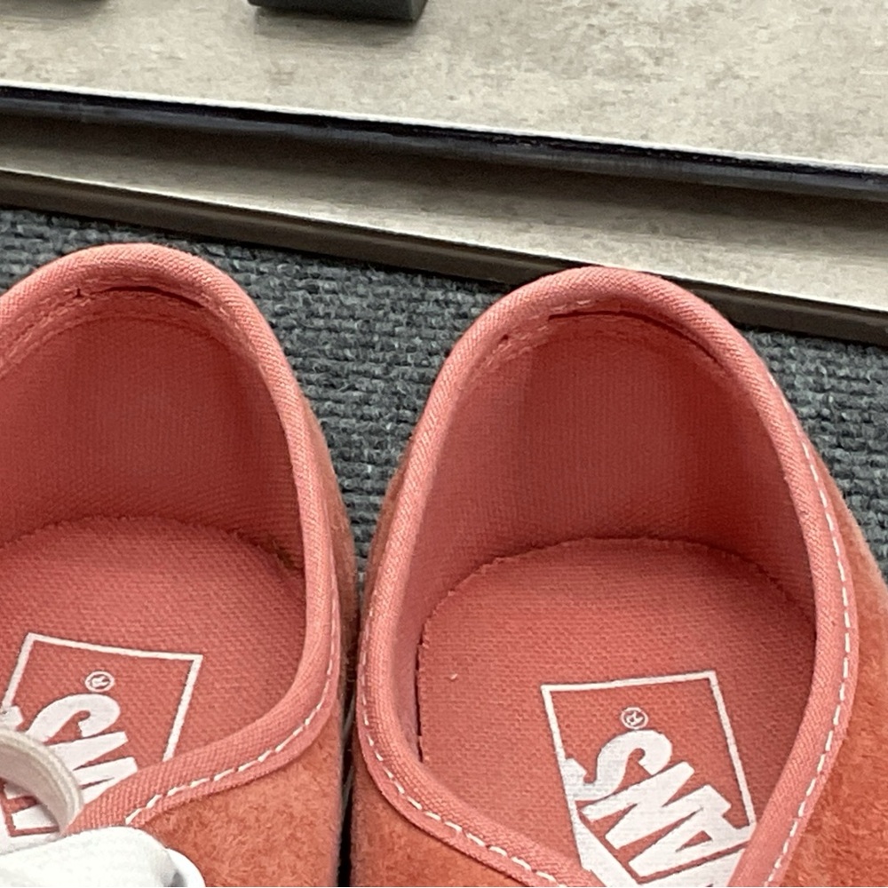Vans Pink Suede Low-Top Sneakers - Picture 5 of 6